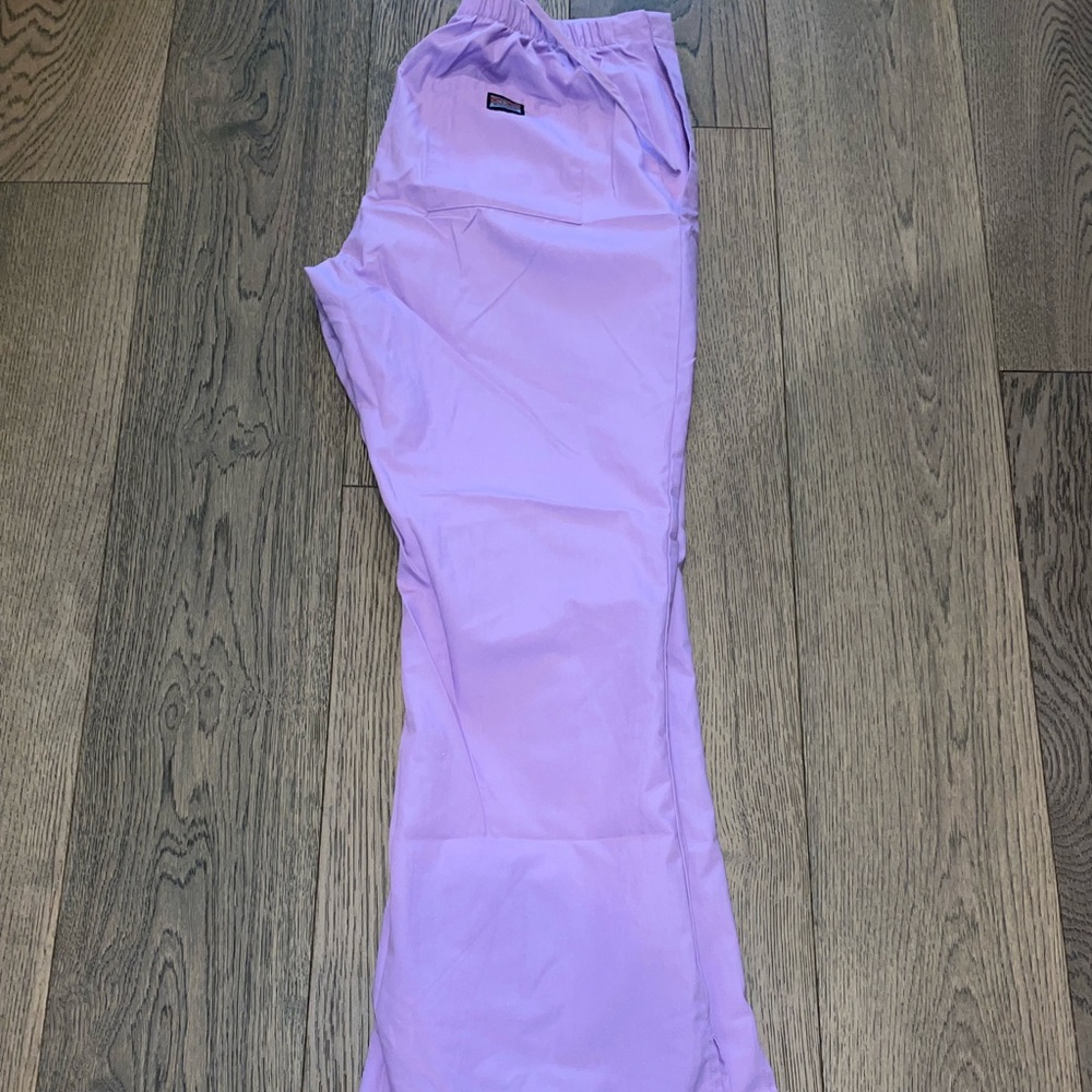 purple scrub bottoms